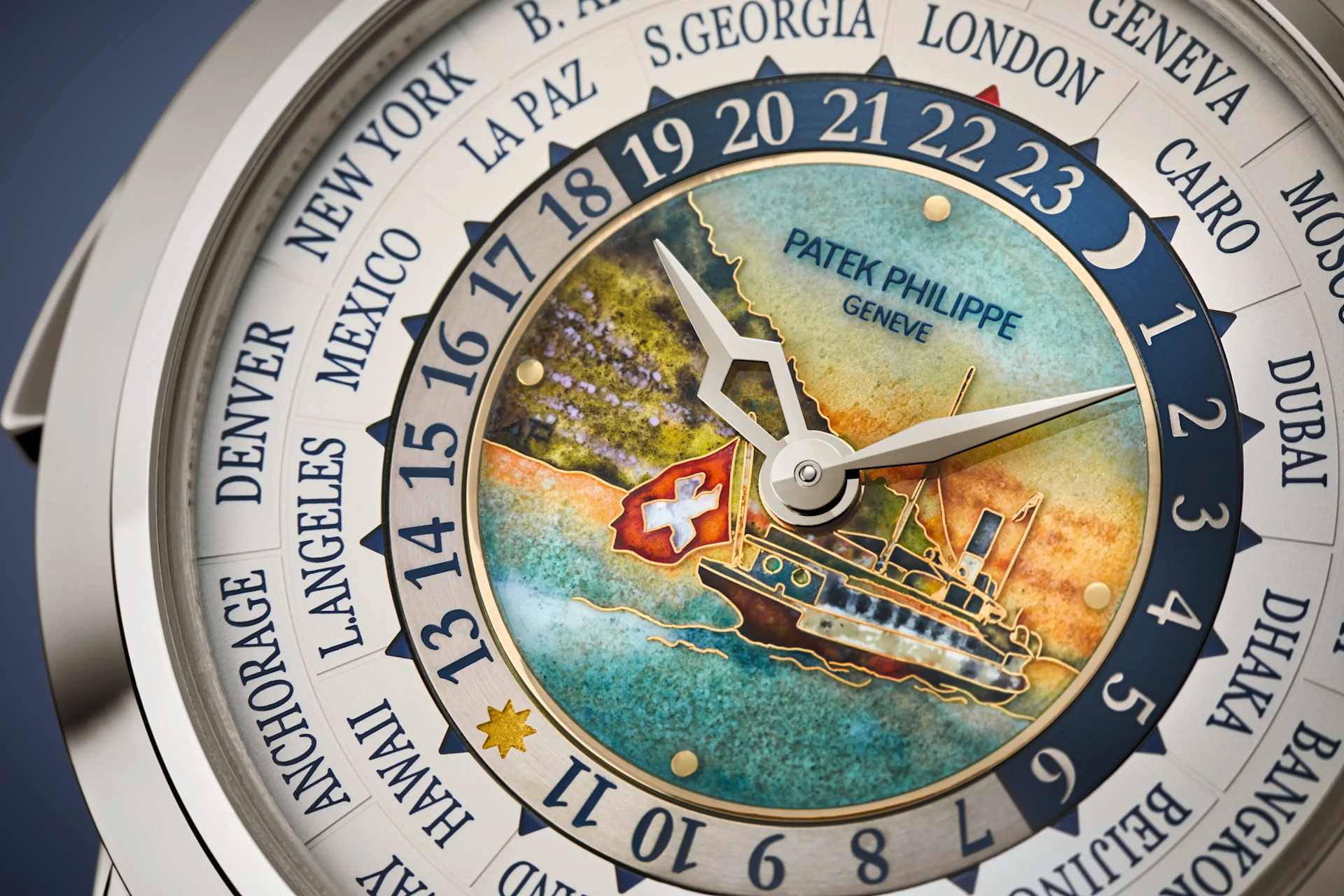 Patek Philippe World Time enamel dial